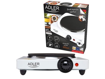 Adler AD 6503 Kuchenka turystyczna elektryczna jednopalnikowa plyta grzewcza 1500W 148717