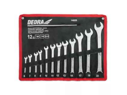 Set obročnih in vilicastih ključev 12 kos CrV 1405S