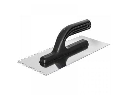 Nazobčana gladilka iz nerjavečega jekla 270x130 mm 8*8 15B053