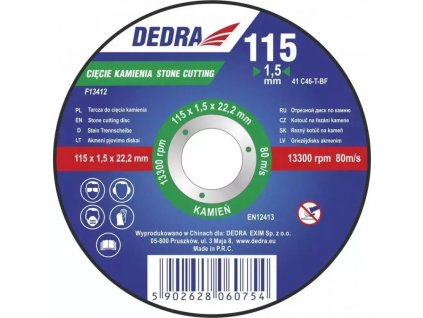 125x3,0x22,2 - rezalni disk za kamen F13424