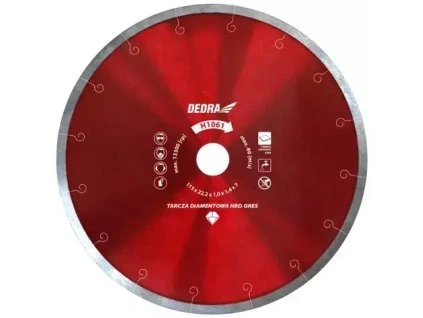 pol pl Tarcza diamentowa slim do glazury gresu DEDRA H1067 HRD GRES 250x25 4mm 23369 1