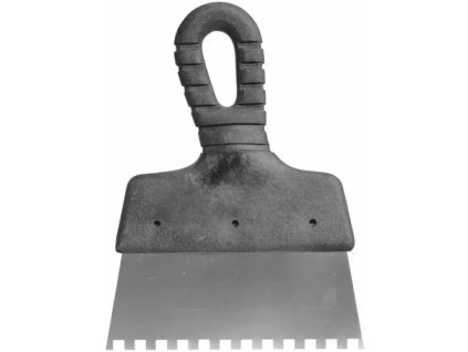 Lopatica za lepilo 250mm, zobci 6x6 plastični ročaj ZP250N/6