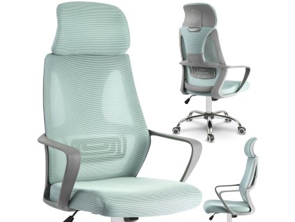 Pisarnaški stol Prague svetlomodra