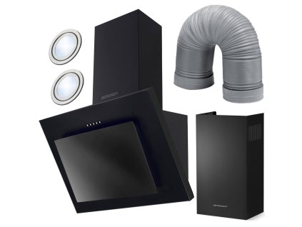 Dimniška napa 60 cm BT-215 črna