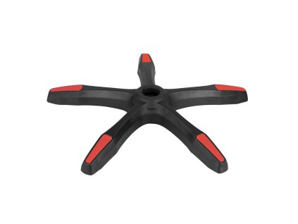 Osnova stola 320 mm črno-rdeča