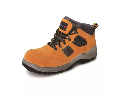 Delovni čevlji T3, usnjeni, velikost: 47, kat, S1 SRC BH9T3V-47 (Farba Hnedá, Veľkosť 47)