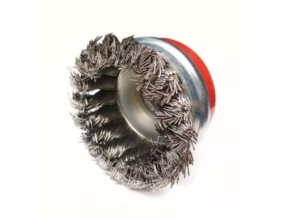 Brusna krtača 80mm, navoj M14, pletena F37-080