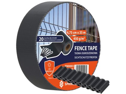 82387 fn0003 tasma ogrodzeniowa grafitowa 475cmx35m 450gm2 20 klipsow M0