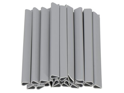 Montažna sponka za pas za ograjo svetlo siva 19cm FN0007