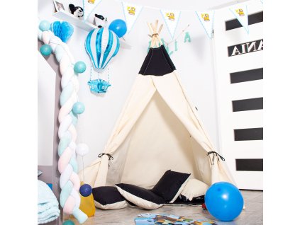 30384 tip11 namiot tipi gladki czarny M0