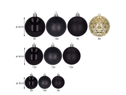 Božične krogle 100 kosov CA0134