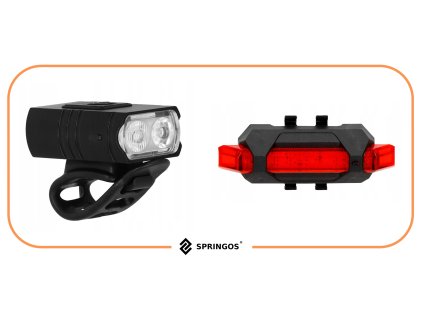 180839 ba0058 lampka rowerowa usb tylne swiatlo rowerowe usb M0