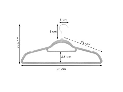 Obešalnik 20 kosov HG0063