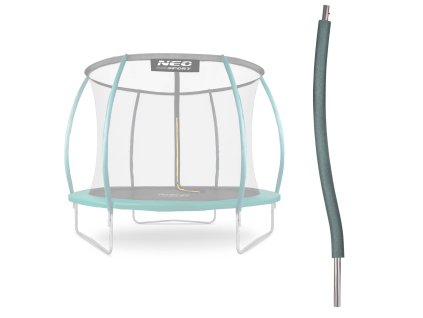 Spodnji steber za trampolin tipa C 252 - 435cm zelena