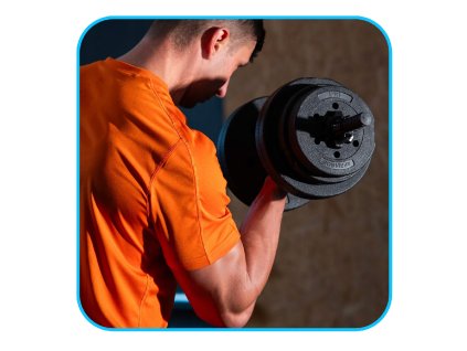 166100 fa1067 hantel kompozytowy 1 x 20 kg M0