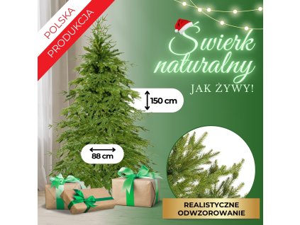 183484 ct0176 swierk naturalny pe 150 cm M0