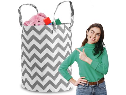 Košara za igrače Nukido - siva