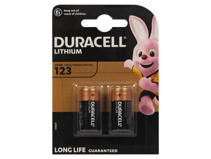 Litijeva baterija 3V CR123 DURACELL BL2