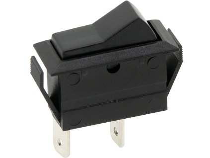 Rocker stikalo ASW-09 črna 2PIN