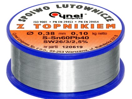 Spajkalna cin v žici 0,38 mm / 100 g