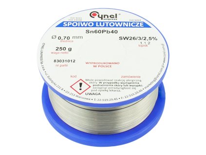 Spajkalna cin 0,70 mm / 4x 250 g profesionalni