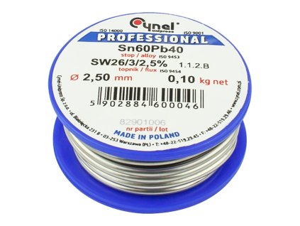 Spajkalna kovina 2,50 mm / 100 g 9678#
