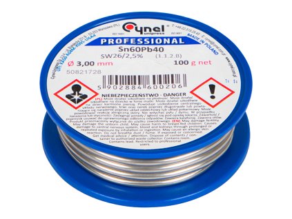 Spajkalna žica 3,00 mm / 100 g s fluksom