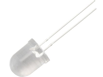 LED utripajoča luč 10 mm ( modra prozorna )