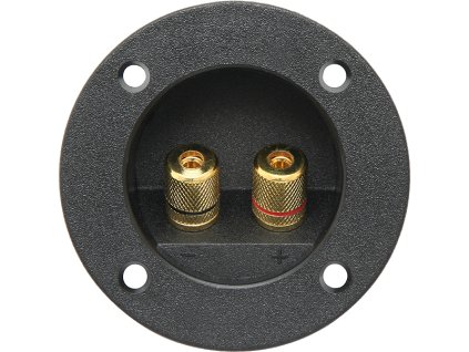 Stebričasti konektorji GOLD 2x banana konektorji