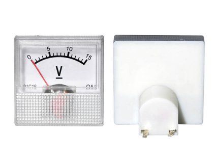 Mini analogni voltmeter 0–15 V DC 51-615-