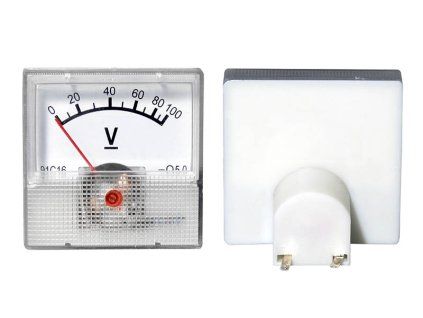 Mini analogni voltmeter 100 V 51-611-