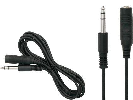 JACK kabel 6,3 mm 3 m ravni