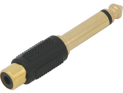 Redukcija konektor 6,3-GN, RCA ZLATA