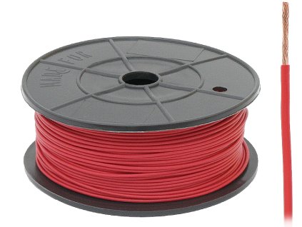 Kabel FLRY-B 0,50 rdeč