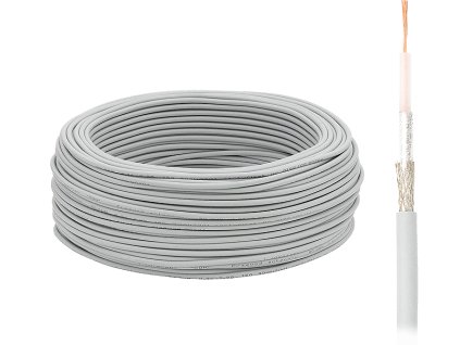 Koaksialni kabel RG58 50ohm, siva pletena