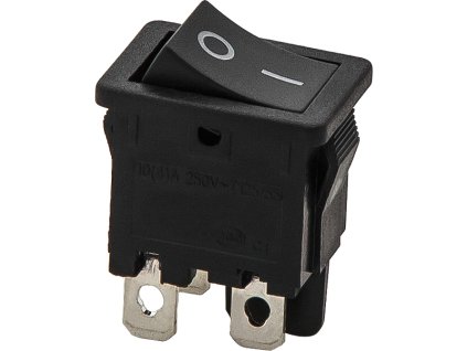 Zibni gumb črn 6A/230V 4PIN