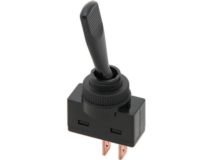 Preklopno stikalo ASW-13 črno 2PIN