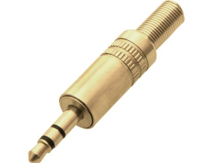 Konektor Jack 3,5 ST ZLATO