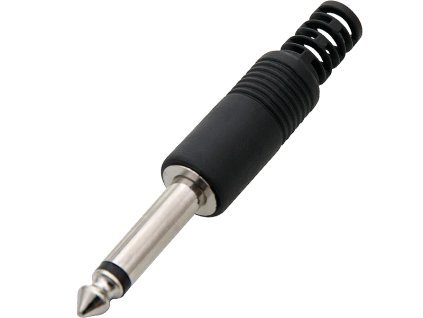 Konektor Jack 6,3 MONO plastika HQ