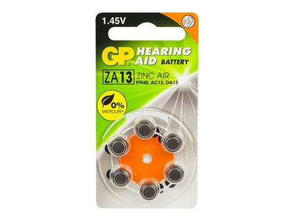 Baterije za slušne aparate 13ZA GP 1,45 V 7,9x5,4 mm