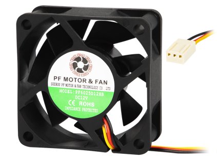 Ventilator za PC 60x25 12V z krogličnim ležajem