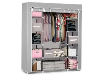 Tkaninska omara Massido - siva