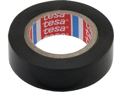 Lepilni trak TESA 20m/19mm PVC ČRNA