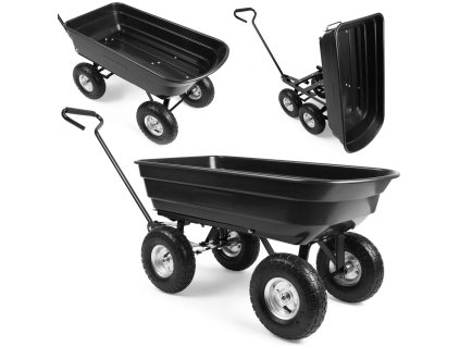 wozek ogrodowy wywrotka 75l h 20866