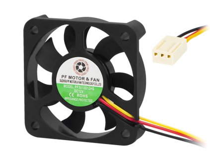 Ventilator za PC 50x10 12V 5010D12 z drsnim krogličnim ležajem