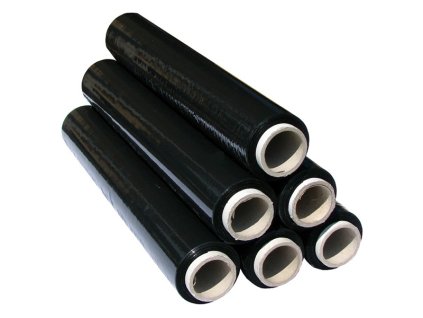 Črna raztegljiva folija 1,40 kg 500 mm