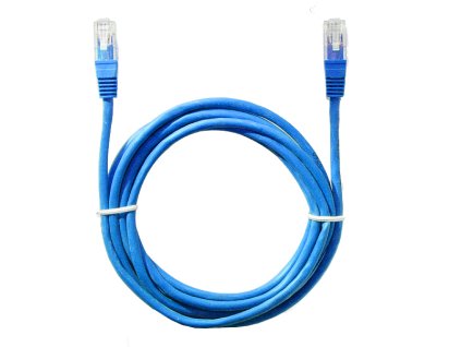 Omrežni kabel 0,5m moder