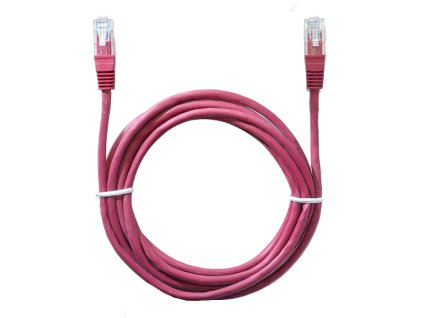 Omrežni kabel 1,0m rdeč