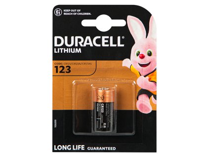 Litijeva baterija 3V CR123 DURACELL