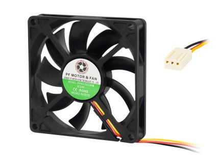 Ventilator za računalnik 80x15mm 24V z ležajem na kroglicah 3-pinski
